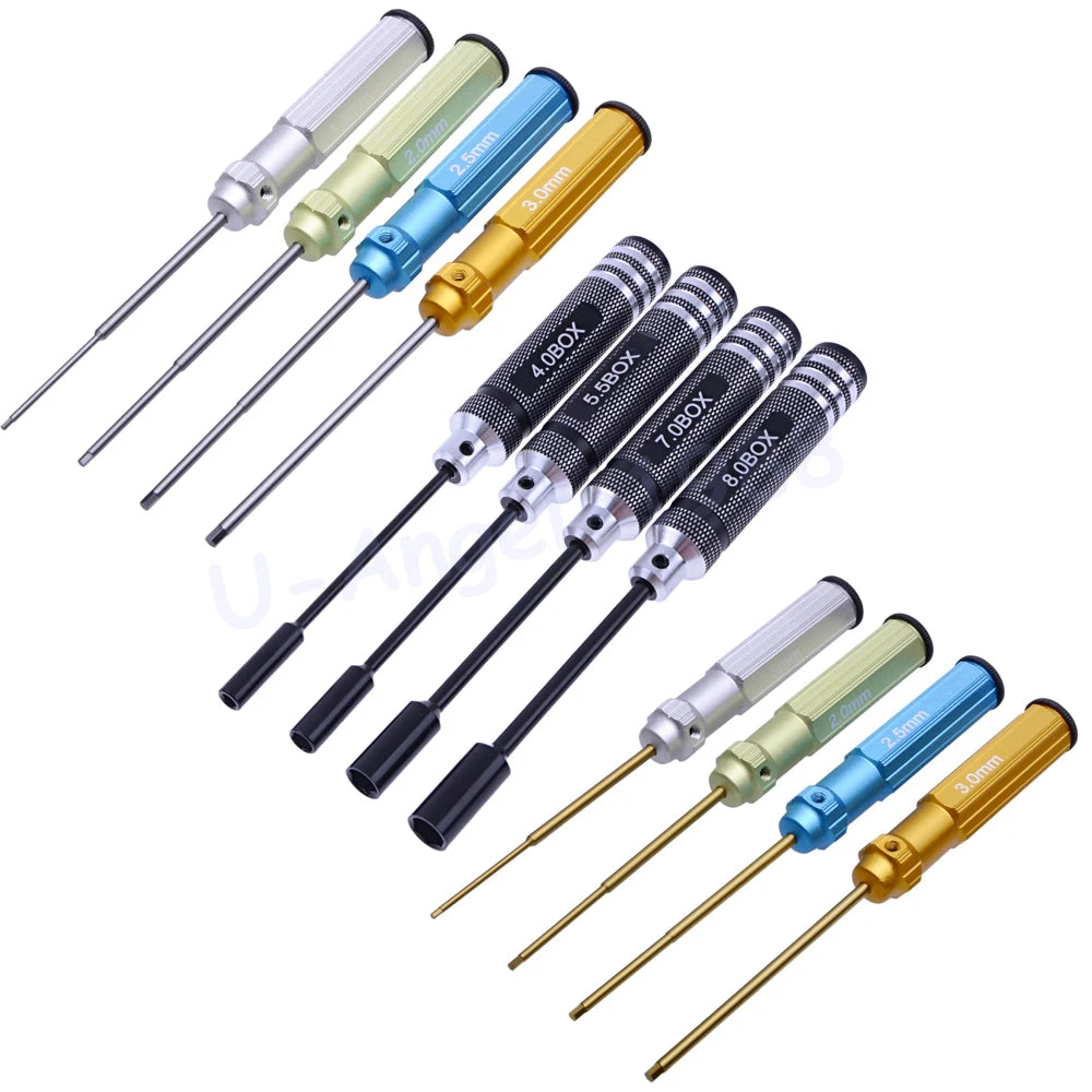 4-Piece Hex Screwdriver Set 1.5-3.0mm