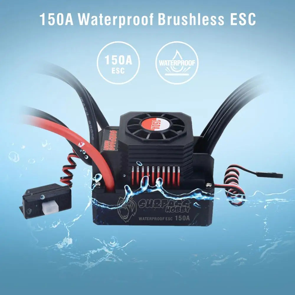 SURPASS HOBBY 4076 Brushless Motor & 120A/180A ESC Combo
