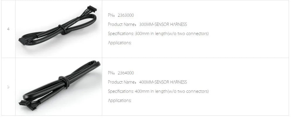 HOBBYWING Xerun Hall Sensor Cable 80-400mm