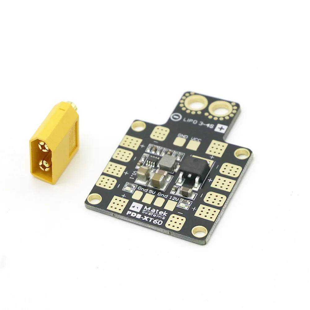 Matek 3A PDB Power Distribution Board with 5V / 12V BEC