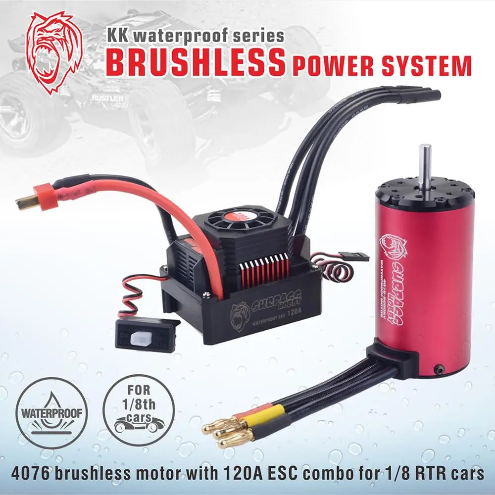 SURPASS HOBBY 4076 Brushless Motor & 120A/180A ESC Combo