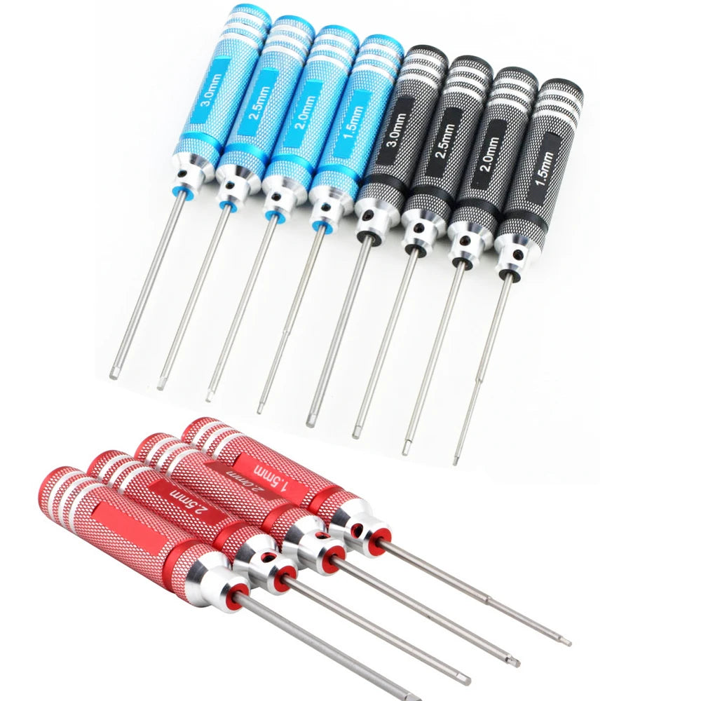 4-Piece Hex Screwdriver Set 1.5-3.0mm