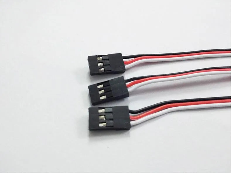 Servo Extension Cable 100-500mm - 10 Pack