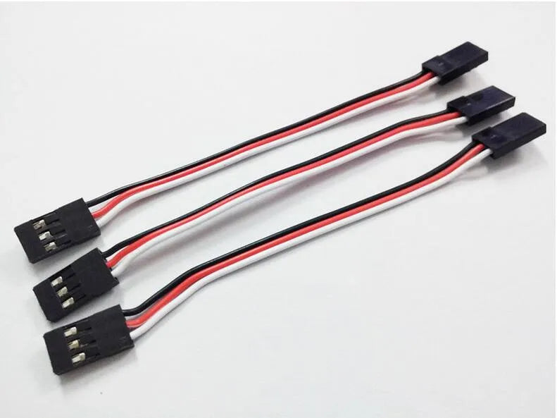 Servo Extension Cable 100-500mm - 10 Pack