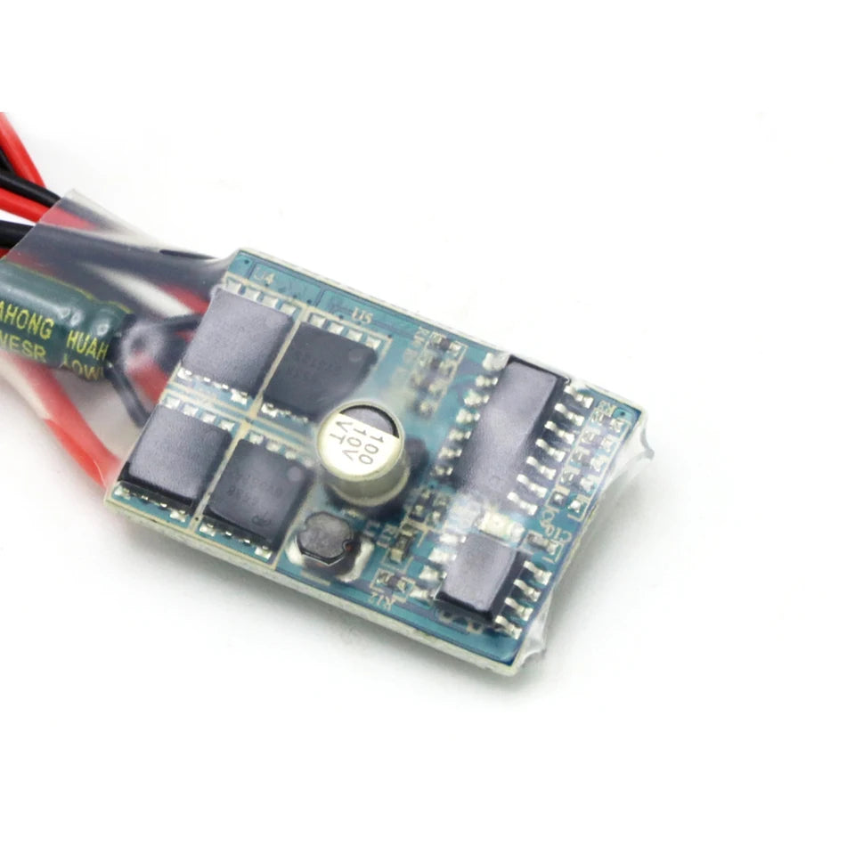30A Brushed ESC with Brake for 1/16-1/24 RC Vehicles