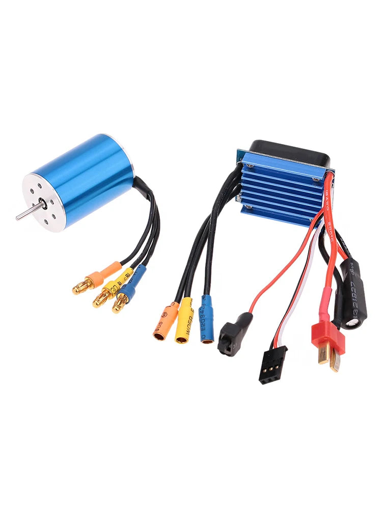 2435 Brushless Motor & 25A ESC Power System for 1/16-1/18 RC Cars