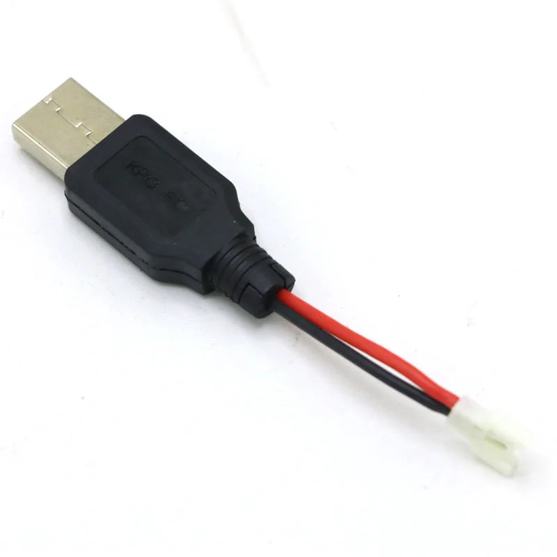 3.7V USB LiPo Charger Cable with JST/SM/Futaba Plug