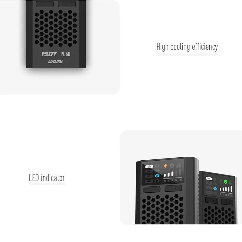 ISDT URUAV PD60 60W 6A Balance Charger