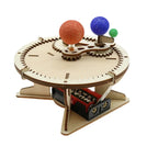 Sun-Earth-Moon Wooden Solar System Science Model