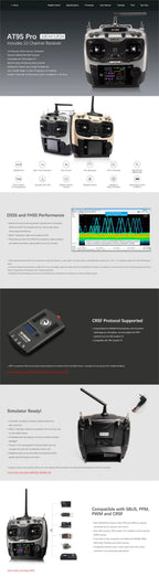 RadioLink AT9S Pro 2.4GHz 10/12CH Radio Transmitter