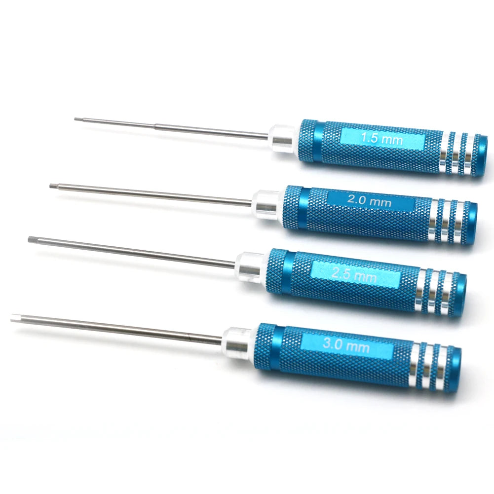 4-Piece Hex Screwdriver Set 1.5-3.0mm