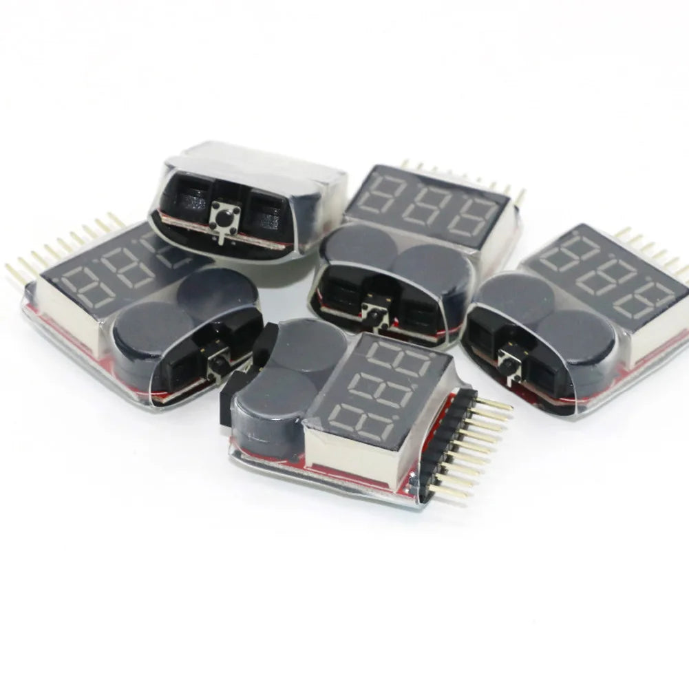 1-8S LiPo Battery Voltage Tester with Buzzer