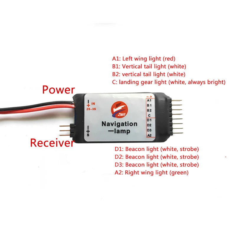 RC Aircraft Navigation LED Light