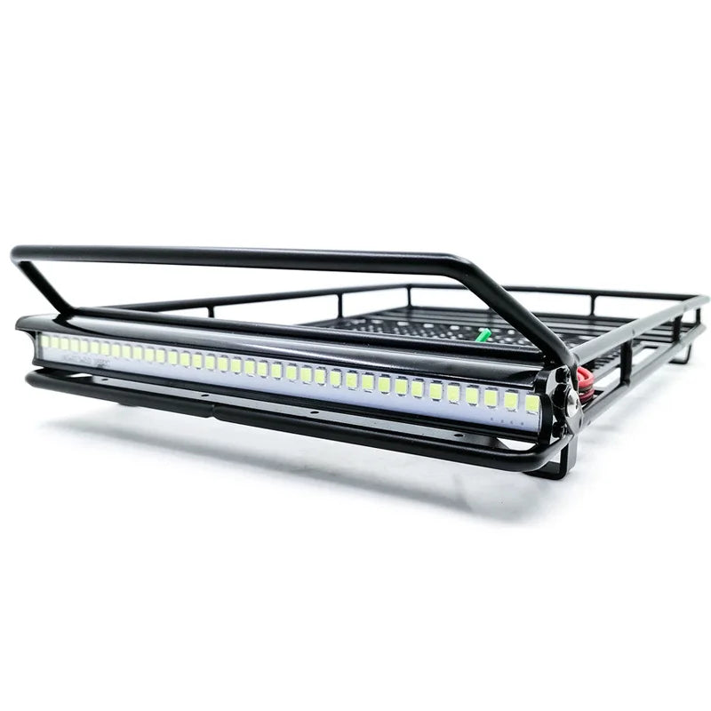 1/10 RC Crawler Roof Rack with Optional LED Light Bar