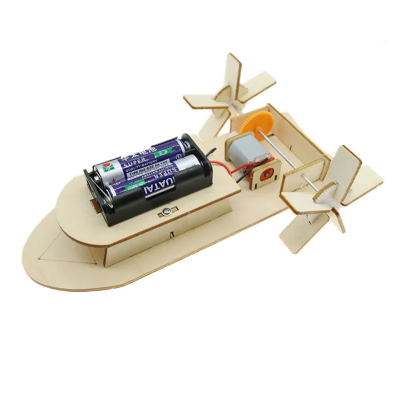 DIY Wooden Paddle Steamer STEM Kit