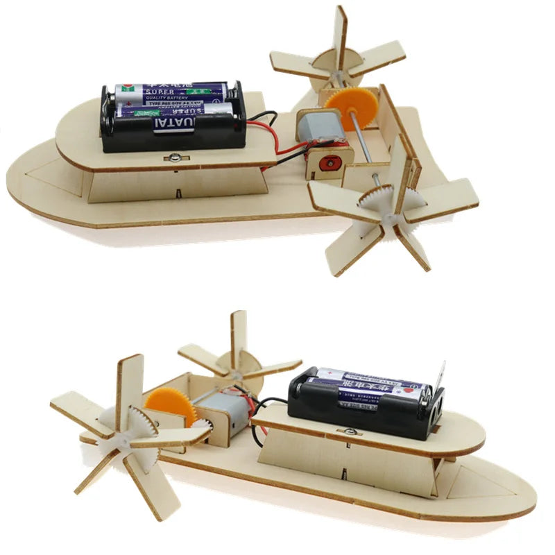 DIY Wooden Paddle Steamer STEM Kit