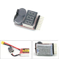 1-8S LiPo Battery Voltage Tester with Buzzer