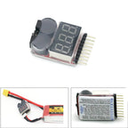 1-8S LiPo Battery Voltage Tester with Buzzer