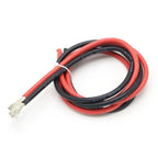 2m High-Temperature Silicone Wire - 6-30 AWG (1m Red + 1m Black)
