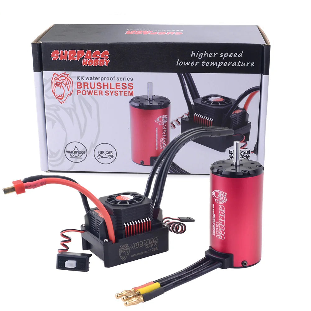 SURPASS HOBBY 4076 Brushless Motor & 120A/180A ESC Combo
