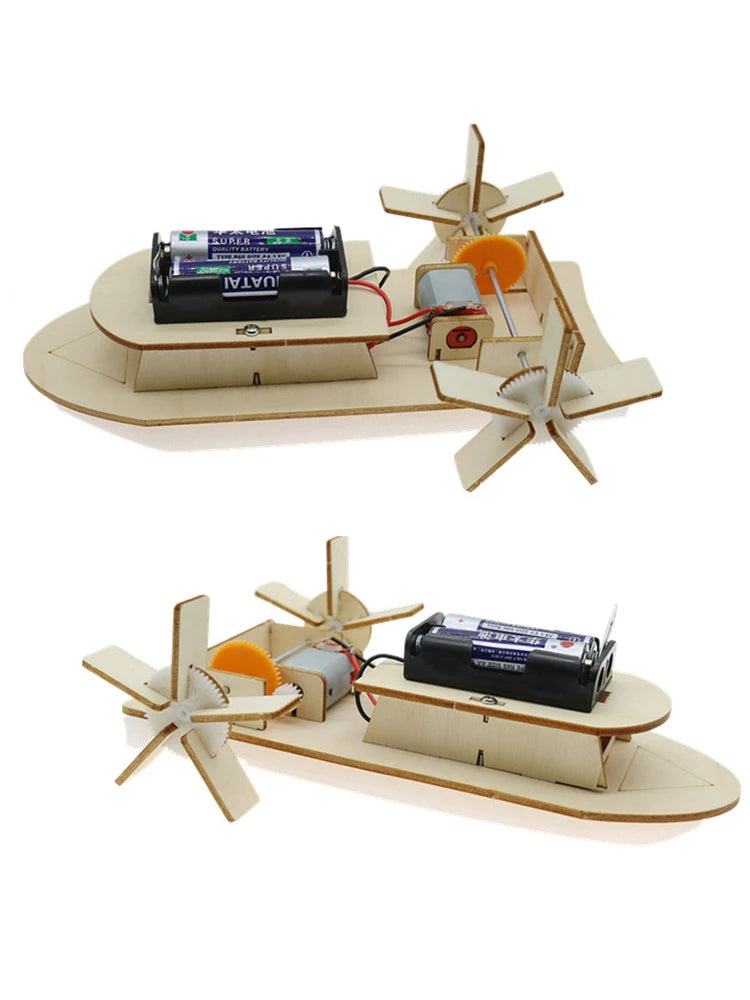 DIY Wooden Paddle Steamer STEM Kit