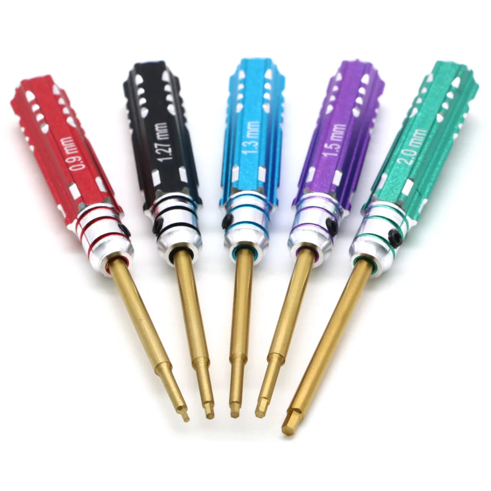 5-Piece Mini Hex Screwdriver Set 0.9-2.0mm