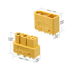 Amass XT60 Signal Pin Connectors - 5 Pair