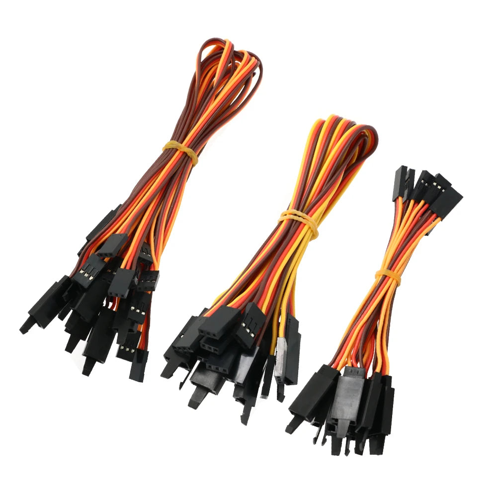 Servo Extension Cable 100-1000mm - 10 Pack