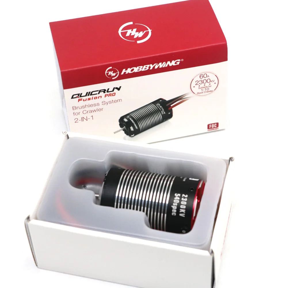 HOBBYWING QuicRun Fusion Pro 540 2300KV 60A Motor & ESC