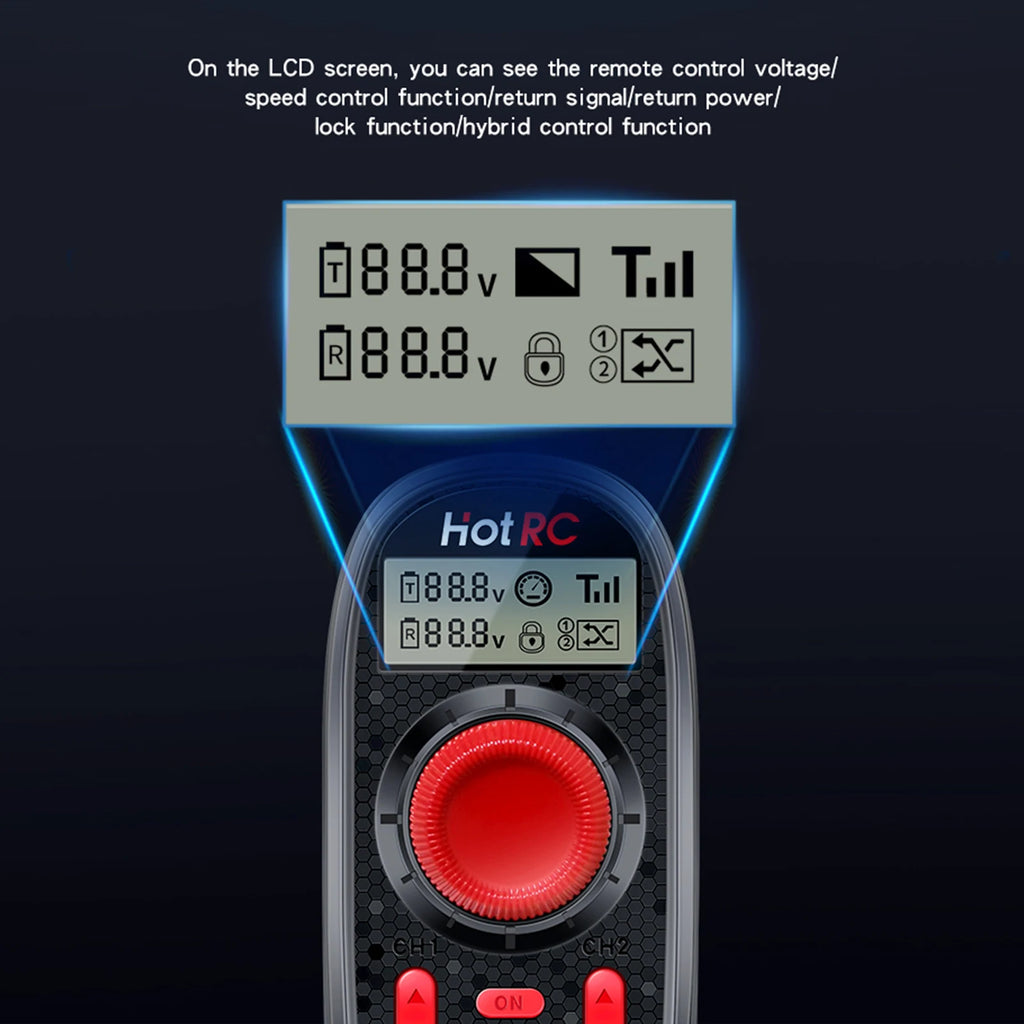 HOTRC DS-600 2.4GHz 6CH Radio System
