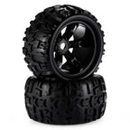1/8 RC Truck Tires & Wheels - 4 Pack