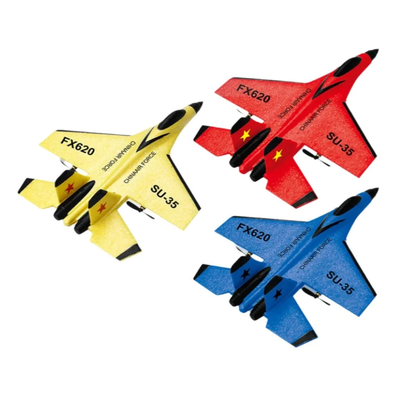 2.4GHz EPP RC Airplane with LED Lights - SU35/F22/A380 Series