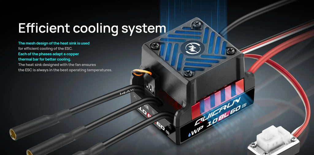 HOBBYWING QuicRun WP 10BL60 60A ESC
