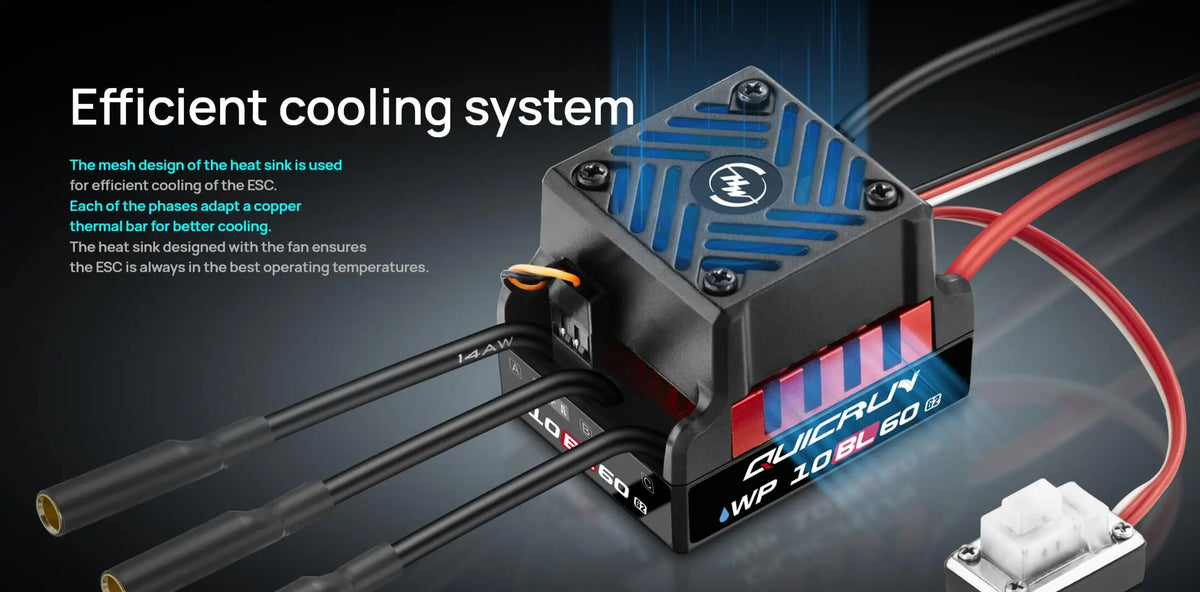 HOBBYWING QuicRun WP 10BL60 60A ESC