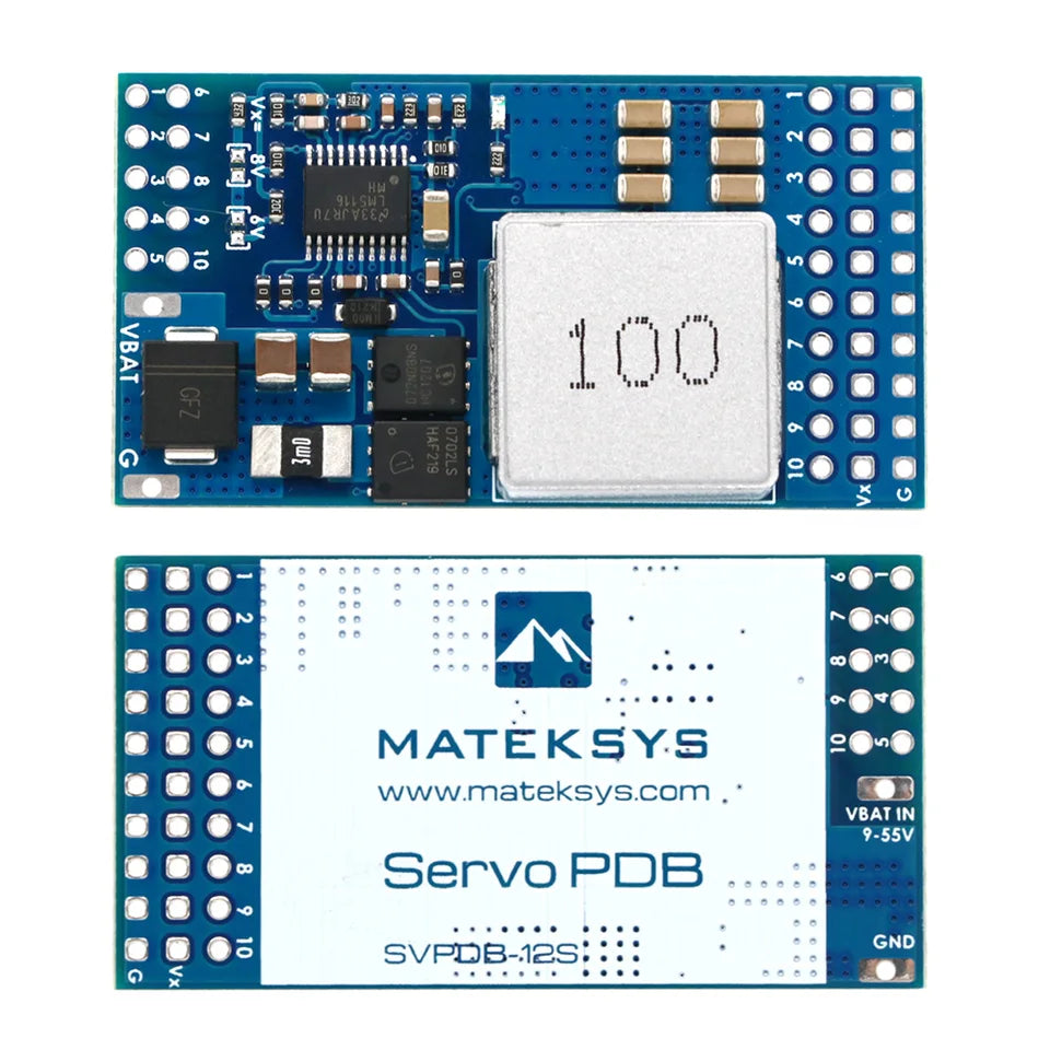 MATEK SVPDB-12S Servo PDB with 12A BEC