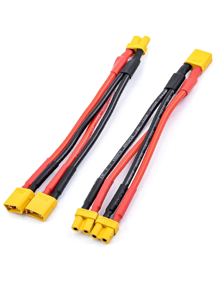 XT30 Parallel Y Cable 18AWG 10cm
