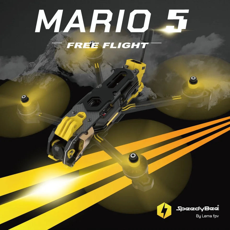 SpeedyBee Mario 5 5-Inch Carbon Fiber FPV Frame