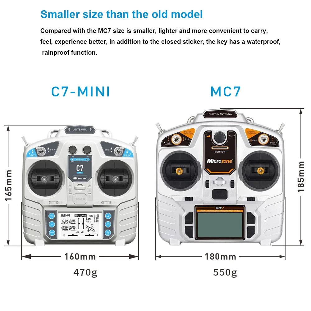 Microzone MC7 C7 Mini 2.4GHz Radio Transmitter