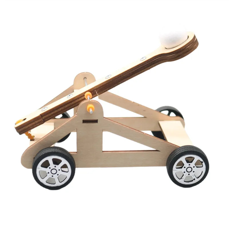 DIY Wooden Catapult Science Experiment Kit