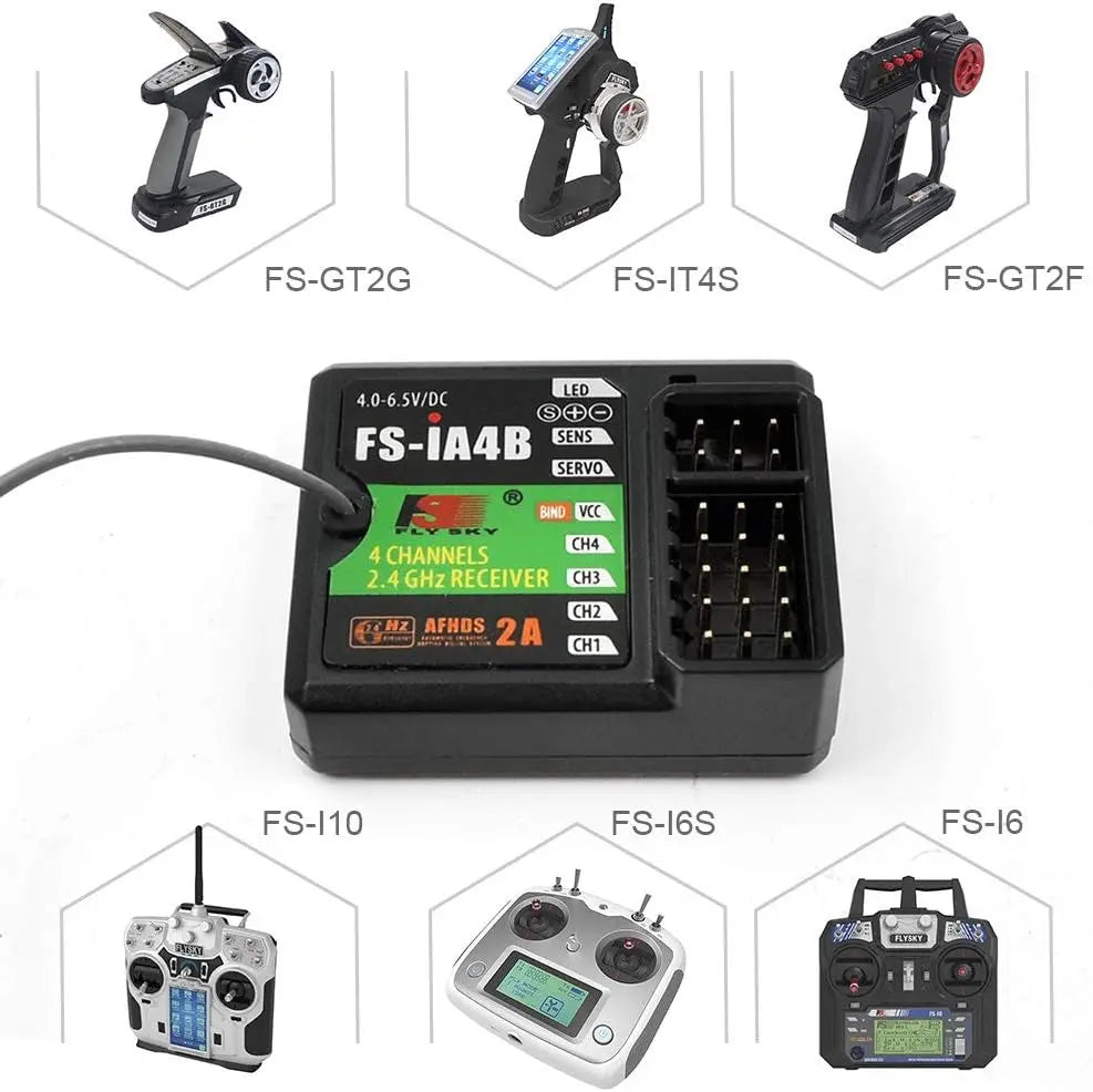 FlySky FS-iA4B 2.4GHz 4CH AFHDS 2A Receiver