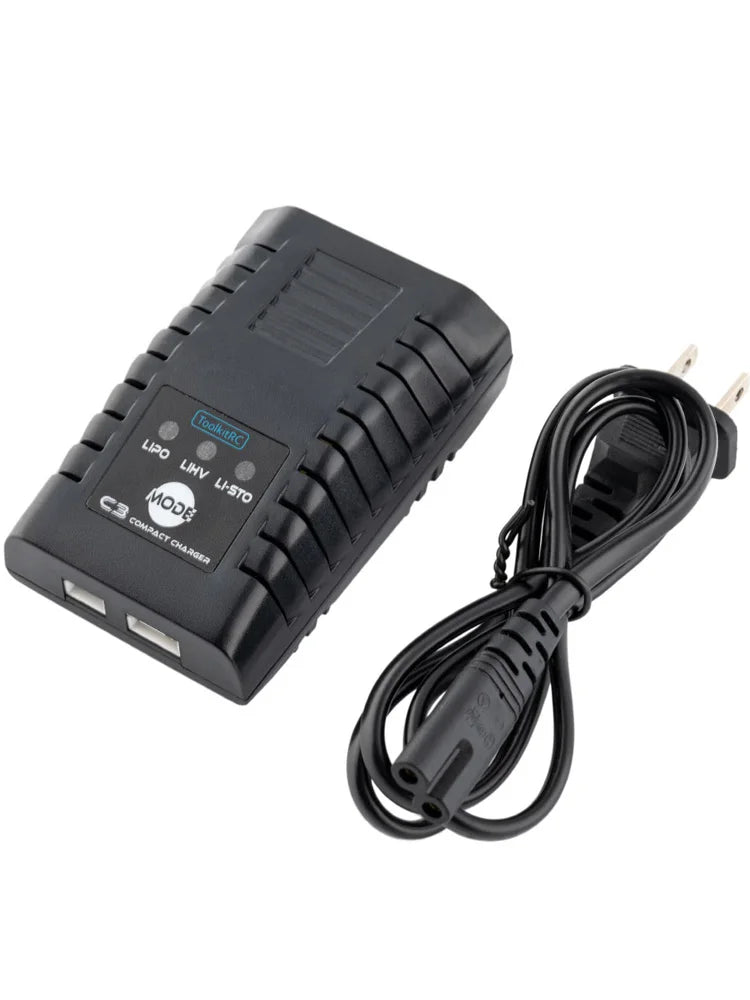 ToolkitRC C3 2-3S LiPo/LiHV AC Balance Charger