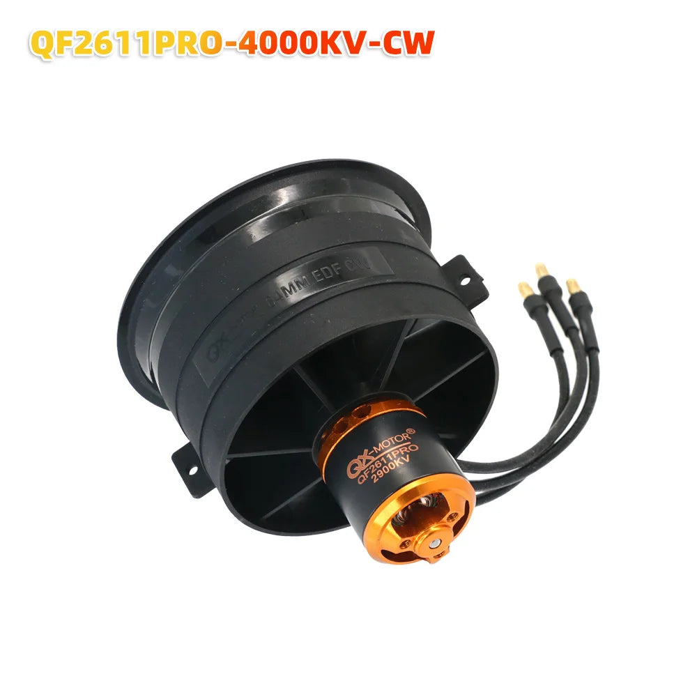 QX-Motor 64mm 5-Blade EDF QF2611 Pro Brushless Motor 2900-4000KV