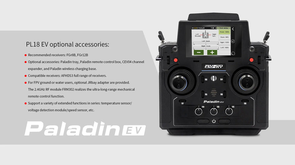 FlySky PL18 EV Paladin 2.4GHz 18CH Radio Transmitter