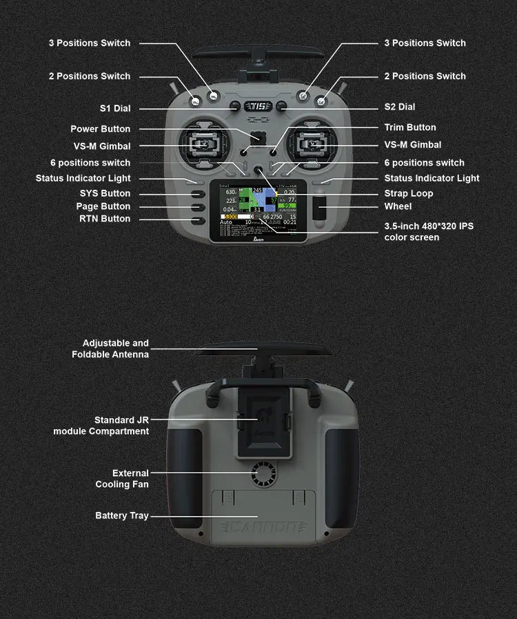 Jumper T15 EdgeTX ExpressLRS Radio Transmitter