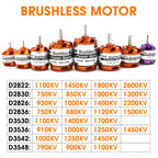 D2826 / D2830 / D3530 / D3536 / D3542 / D3548 Brushless Motors