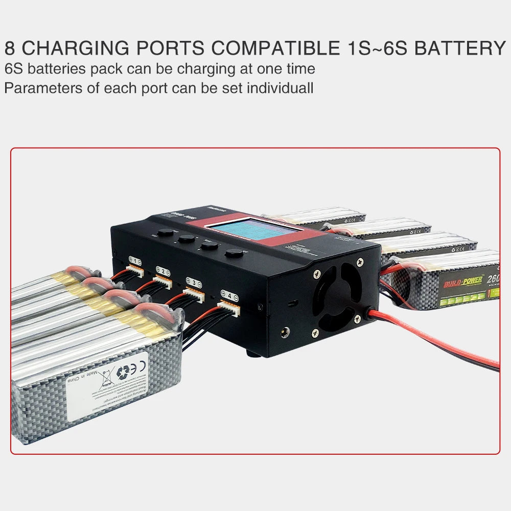RadioLink CB86 Plus 8-Port Balance Charger
