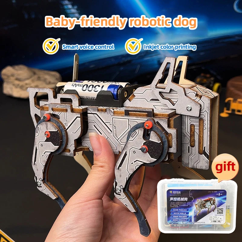 DIY Voice-Control Mechanical Dog STEM Kit