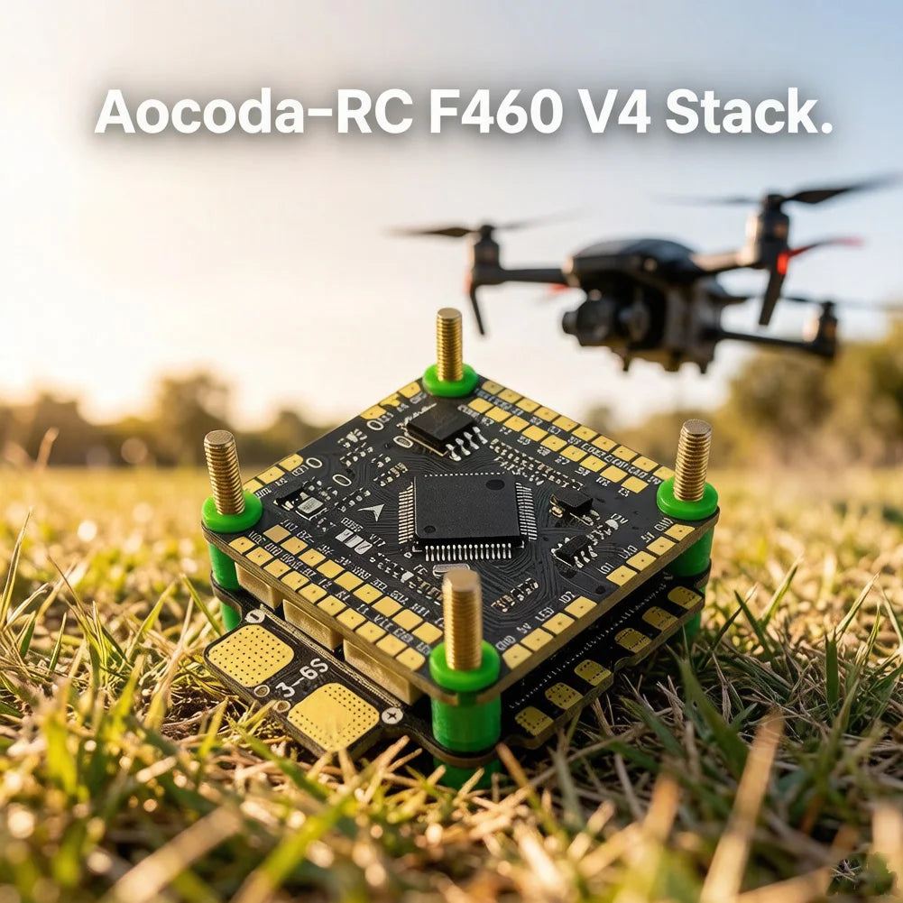 Aocoda-RC F460 V4 F405 60A FC & ESC Stack