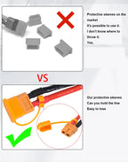 XT60 Protective Connector Caps - 10 Pack
