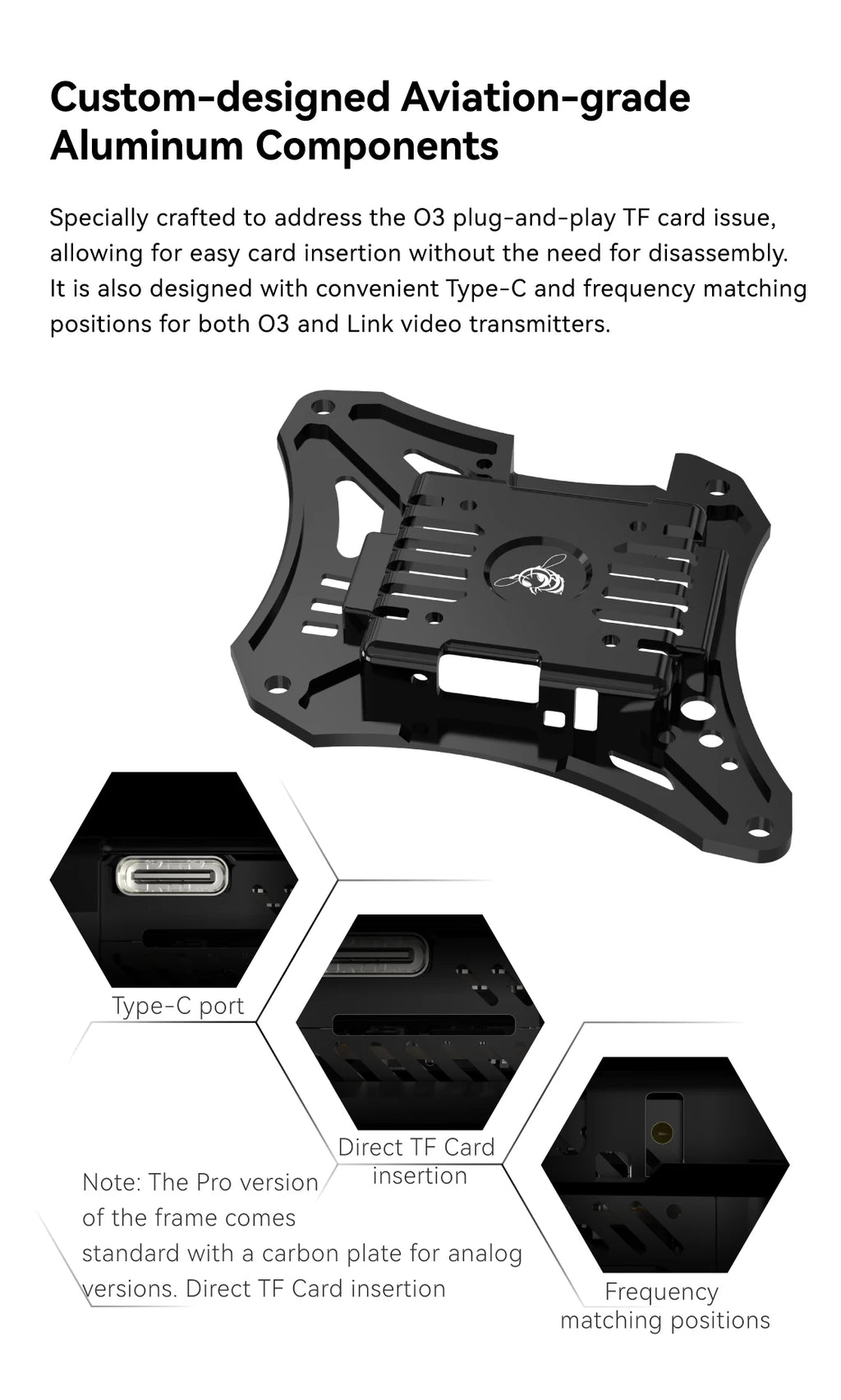 SpeedyBee Bee35 / Bee35 Pro 3.5-Inch O3 FPV Frame